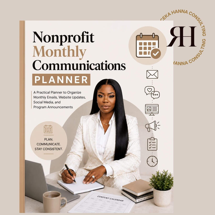 Nonprofit Monthly Communications Planner